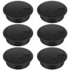 6 Pcs 60mm Desk Grommets Durable Desk Cable Hole Covers