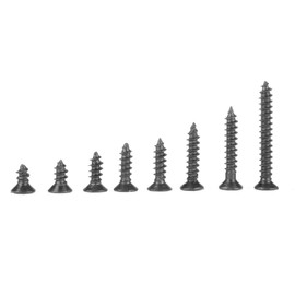 800pcs M2 Black Carbon Steel Countersunk Head Flat Head Self Tapping Screw Set with Box M2 Screws 800pcs M2 Black Carbon Steel Countersunk Head Self Tapping Screw Combo Set Self Tapping Screws M2 Tight M2.5 Hex M2 Black Countersunk Screws Counterbos Self