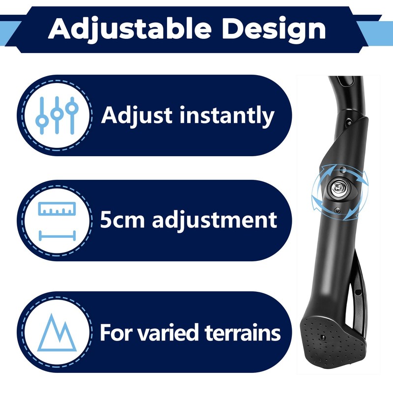 Kickstand for 20-22 Inch Bicycles, Ebike Kickstand Fit for Ridestar
