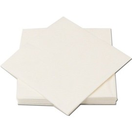 20 Napkins Plain White