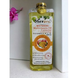 Veet Gold Whitening Multivitamin Oil Body corrector Oil Spf 15. 1000ml