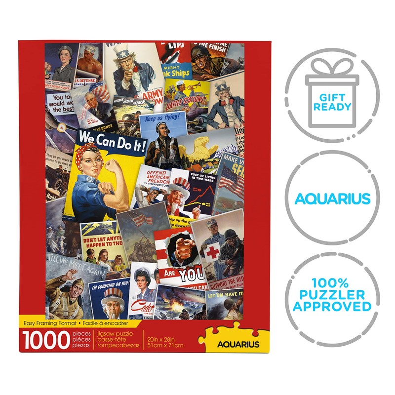 Aquarius Smithsonian War Posters Rompecabezas 1000 Piezas