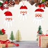 Zhanmai 36 Sets Christmas Handprint Santa Crafts for Kids DIY