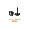 METALLIXITY Upholstery Nail Tacks (11x17x3.5mm) 25Pcs, Iron Round Thumb Push