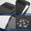 Kosibate Tactical Notebook Padfolio Ring Binder with 80 Sheets, Tactical