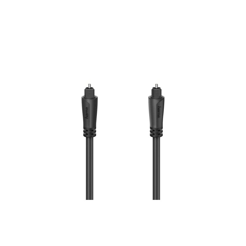 Hama Audio Fibre Optic Cable ODT Plug (Toslink) 1.5m Black