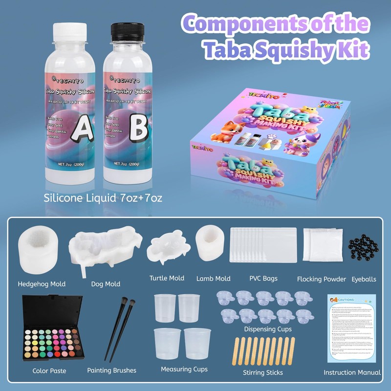 DIY Taba Squishy Kit - Make Your Own Squishies with