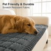 Smiry Couch Cover for Dogs Washable, Non Slip Fuzzy Pet
