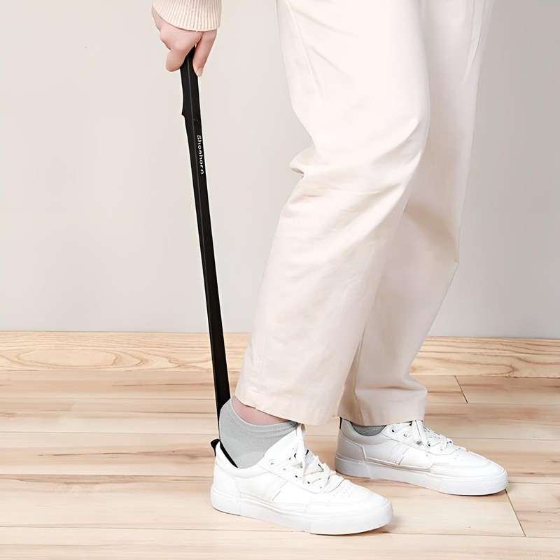 Goib Elegant 29-Inch Wall-Mounted Shoehorn – Sleek Long with Hidden