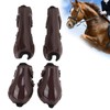 4pcs Horse Tendon Boots Adjustable Thicken Front Hind Horse Leg