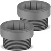 Thyle 2 Pcs Pool Umbrella Stabilizer Adapter Threaded Adapter Sleeves