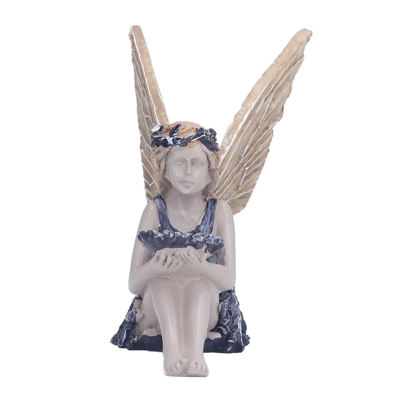Garden Sunflower Fairy Statue Mythical Fairy Statue Beautiful Angel Sculpture