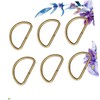 DOITOOL 100pcs d Buckle d Metal Shoulder Strap Accessories for