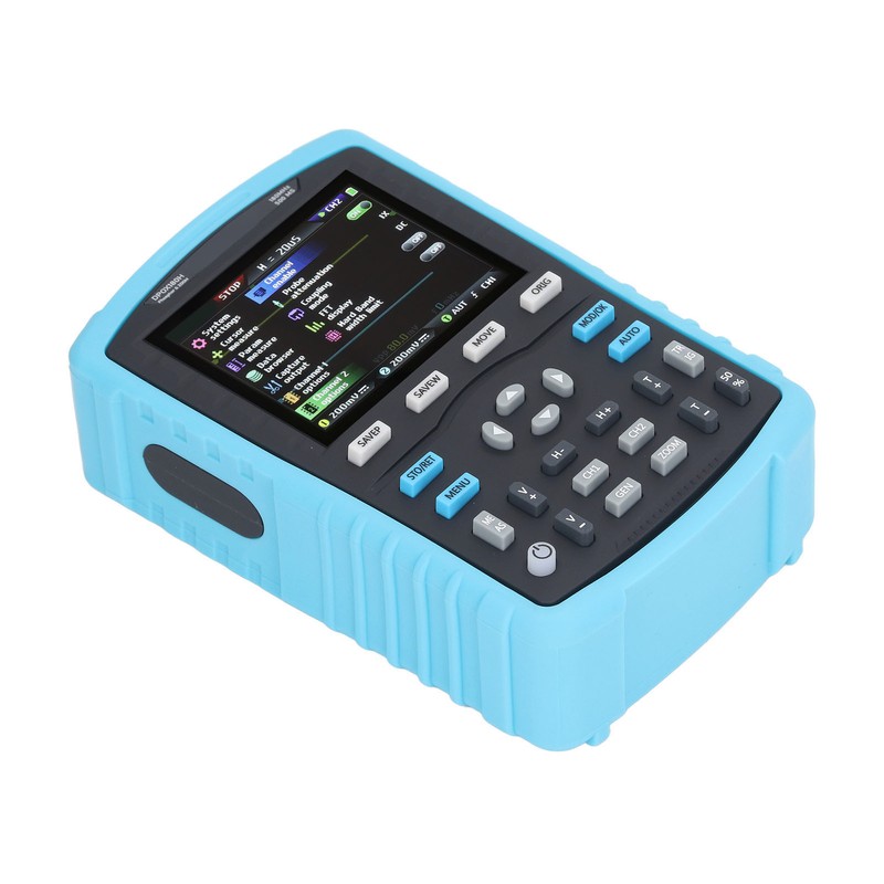Fluorescent Digital Oscilloscope 2.8in Display 3000mAh Dual Channel Signal Generator
