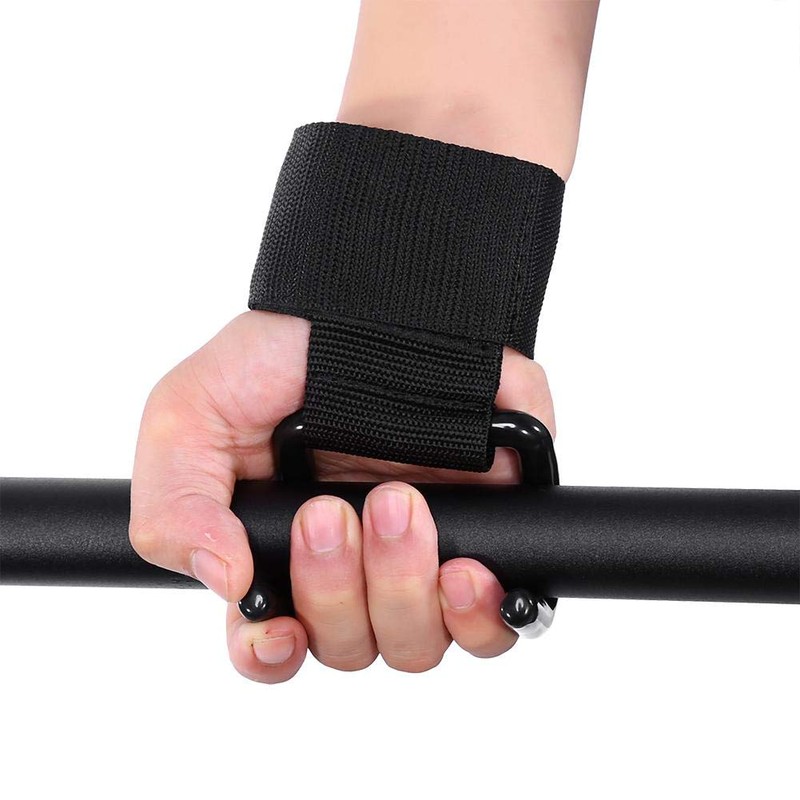 Weightlifting Straps Hook, Weight Lifting Wrist Support Bandage Training Hook