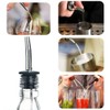 Swpeet 15 Pcs Stainless Steel Liquor Bottle Speed Pourers Tapered