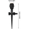 Rotating Tripod Sprinkler Impulse Sprinkler with Tripod, 360 Degree Automatic