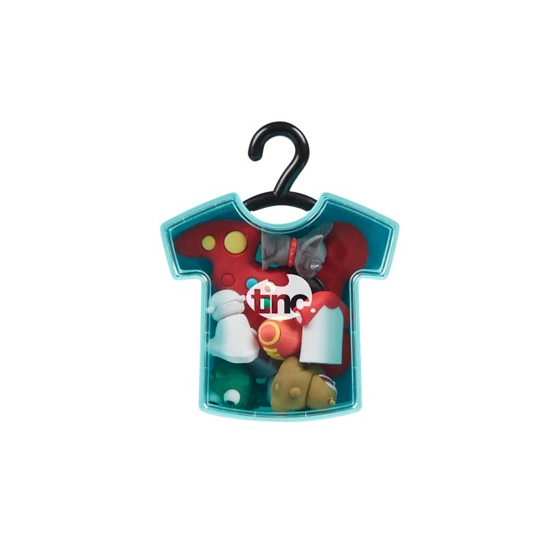 Tinc 10 Assorted Erasers in T-Shirt Tub (Animal and Sports