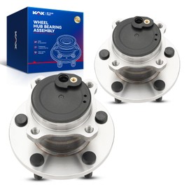 KAX 512347 Pair Rear Wheel Hub Bearing Compatible with 2004-2008 Mazda 3 2.3L,5 Lug
