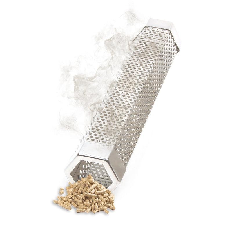 HEXAGON TUBE SMOKER WITH 2 HOOKS AND BRUSH - Quantity: