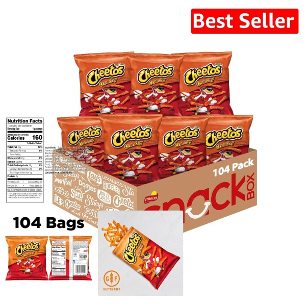 Satisfying Crunchy Cheese Snack Pack - Enjoy 4 Oz of