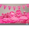 Pioneer Party 45577 Party Banner, Pink, 16th Sparkle Bunting