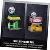 Gatuida Powerful Suction Cup Soap Holder Double Layer Stainless Steel