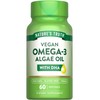Suplemento vegano de omega 3 de Natures Truth 60 cápsulas