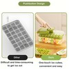Food-Grade Ice Cube Tray, Quick-Release 32 Ice Cube Mold with