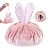 Portable Cosmetic Bag with Drawstring, Cosmetic Bag, Large Makeup Bag,