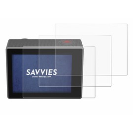 Savvies Screen Protectors for Akaso V50 Elite Ultra Transparent Pack of 6