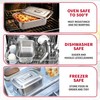 Extra Deep Stainless Steel Lasagna Pan with Loop Handles &