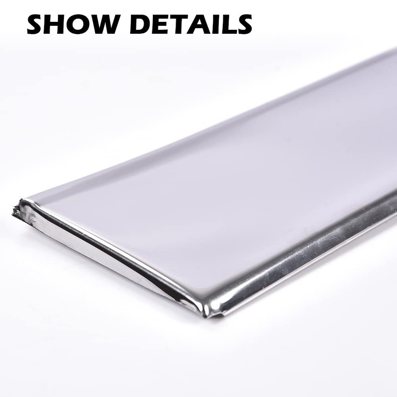 CROSSDESIGN Front Lower Fender Chrome Molding Trim Compatible with 1981-1988
