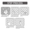 BSABSAQAA 10 Sheets Peel and Stick Backsplash for Kitchen 12"X12"