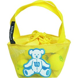 Wilson BEAR4 8 Pack Net Case, Yellow