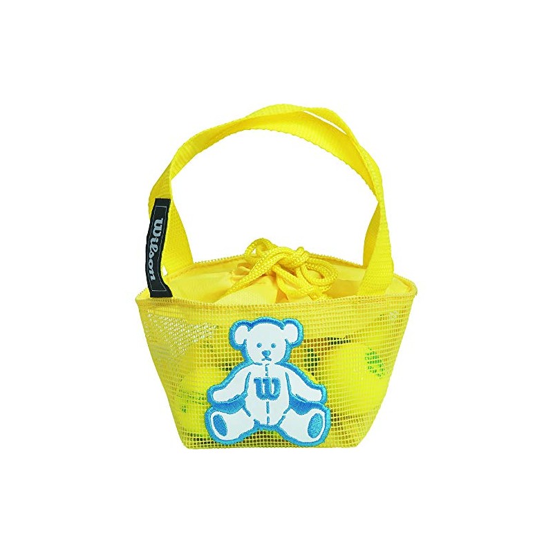 Wilson BEAR4 8 Pack Net Case, Yellow