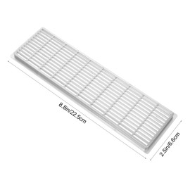 Mipcase 6Pcs Breathable Plastic Air Vent Covers for Cabinets Rectangular Shape and Windproof for Closets Wardrobes and Ceilings Durable and Reusable