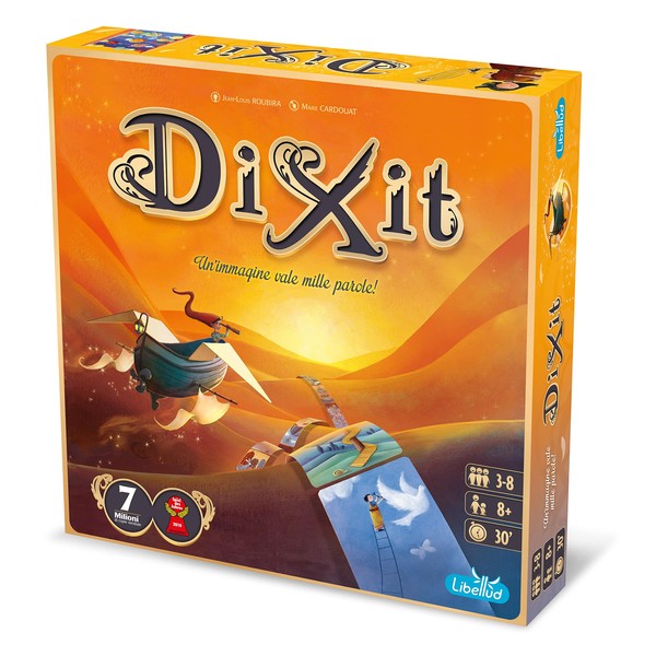 Asmodee - Dixit - Board Game of Imagination and Fantasy, 3-8 Players, 8+ Years, Italian Edition