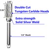 KOTVTM Carbide Burr SB-3 Die Grinder Bits Tungsten Double Cut