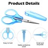 10 Piece Small Scissors Set, Mini All-Purpose Scissors, Stainless Steel