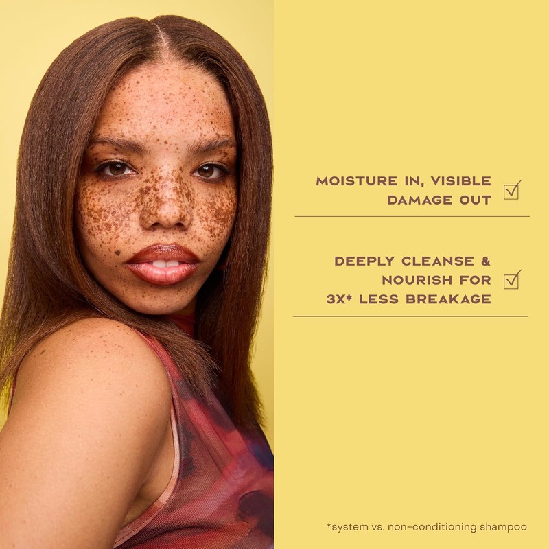 SHEA MOISTURE SheaMoisture Champú fortalecedor y restaurador para cabello dañado,