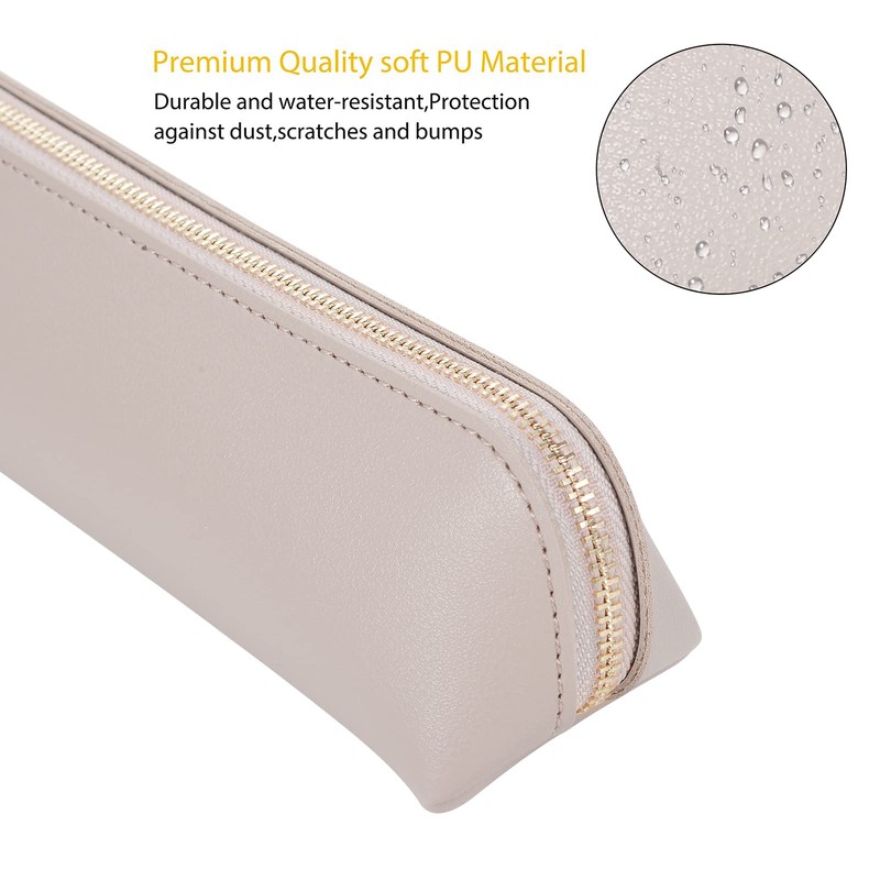 Fyore Pencil Case, PU Leather Pencil Case, Small Pencil Case