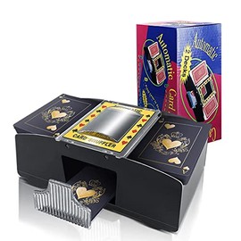 Revolvedor de Cartas, Barajador de Cartas, 2 Barajas máquina de barajar de Cartas de póquer, Evitar engaño, Adecuado para Juegos de Cartas, Texas Hold'em, Póquer.
