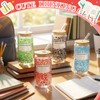 4 Pack 16 oz Back to School Glass Cups, Composition