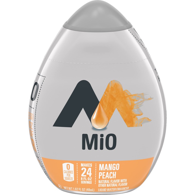 Mio Liquid Water Enhancer, Mango Peach, 1.62 OZ, 12-Pack