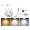 Sweet Led LED Surface-Mounted Spotlight Black Matt Dimmable CCT 5