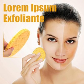 50 Compressed Facial Sponges, Esponja para Lavar la Cara, Esponjas Faciales