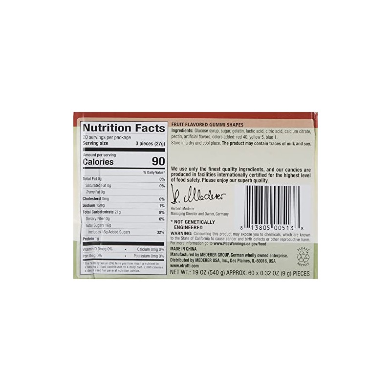 E.Frutti Sour Mini Burgers 1 pack 60 units