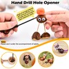 DazSpirit Chestnut Drill Set, Hand Drill Chestnuts with Hand Drill