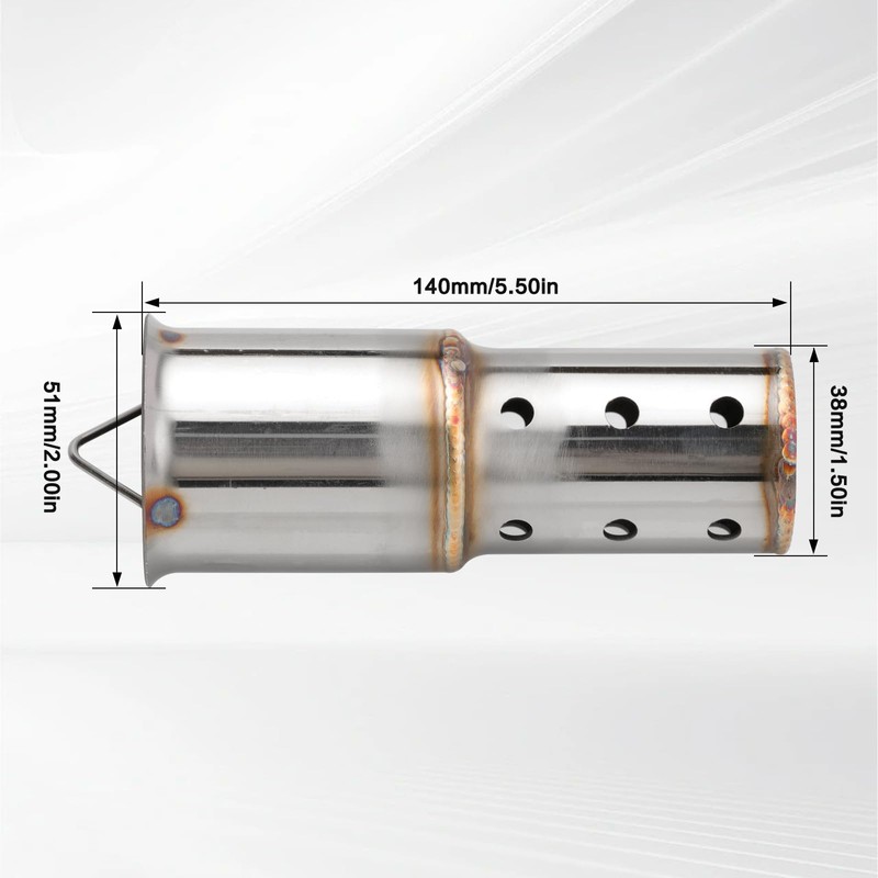 Universal Motorcycle DB killer 51mm 2" Exhaust Muffler Baffle Removable